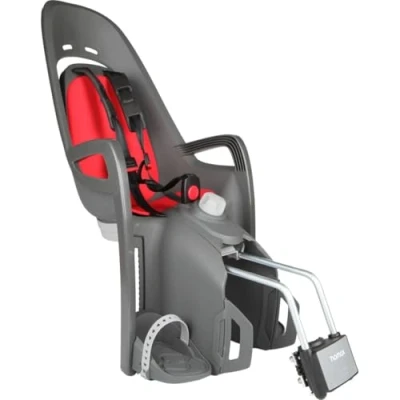 Image of HAMAX Zenith Relax Frame Mounted Child Bike Seat Black/Red