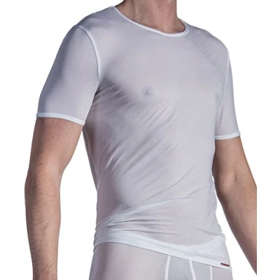 Image of Olaf Benz Men&#039;s RED1201 T Shirt Vest, White Weiß (White 1000), Large