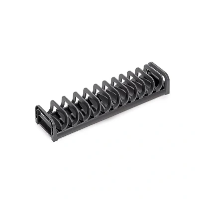 Image of Emuca plate holder for drawer, 120x470 mm (4,7x18,5 inch), Anthracite grey, Aluminium and Plastic
