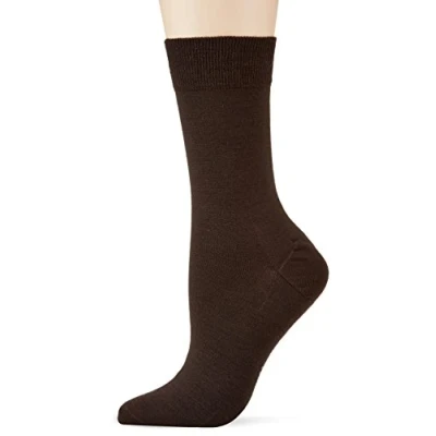 Image of KUNERT Soft Wool Cotton, womens socks, Brown (DARKBROWN 7140), 5.5/7.5 UK (39/42 EU)