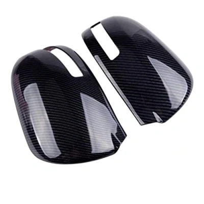 Image of Car Mirrors Replacement Covers For Mitsubishi Outlander PHEV 2017 2018 2019 Carbon Fiber Style Side Rearview Trim Cover Wing Mirror Caps