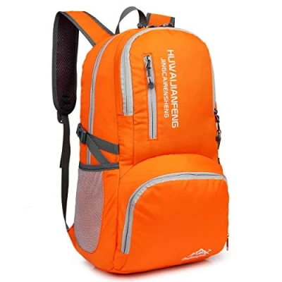 Image of Crenze 35L/45L Lightweight Foldable Backpack Travel Hiking Daypack, Men Women Durable Handy Waterproof Rucksack for Camping Mountaineering Walking Cycling Climbing