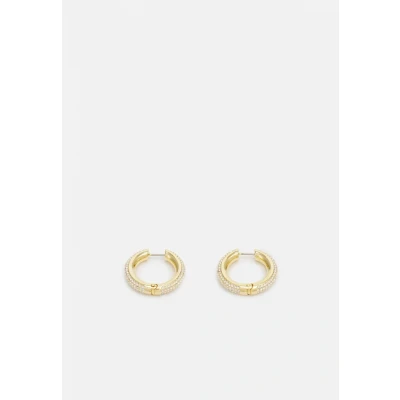 Image of Swarovski Dextera HOOP Earrings, Women&#039;s, Size: One Size, White