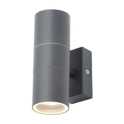 Image of Leto Outdoor Up &amp; Down Wall Light Anthracite Grey