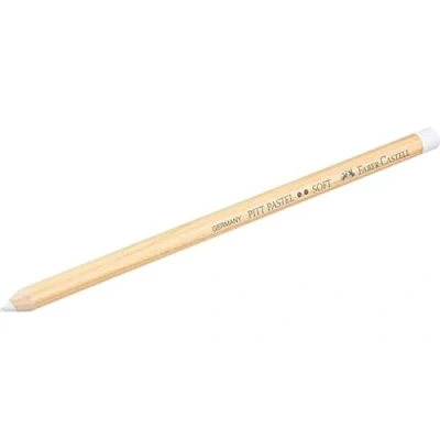 Image of Faber Castell PITT Monochrome Range Artists&#039; Pastel (Chalk) Pencil, White Soft