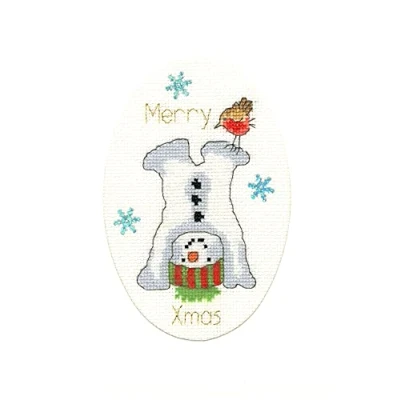 Image of Bothy Threads Cross Stitch Card Kit Frosty Fun