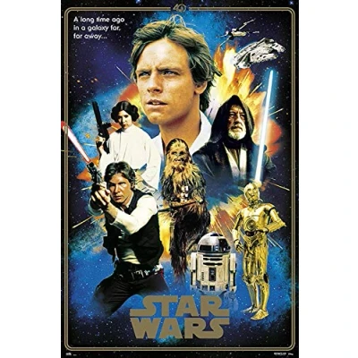 Image of Close Up Star Wars Poster Hereos 40th Anniversary (61cm x 91,5cm)