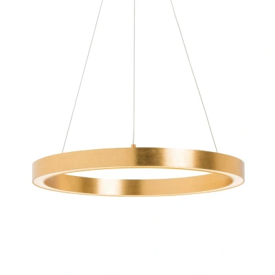 Image of Carlo Integrated LED Pendant Ceiling Light, Gold, 4000K, 4000lm