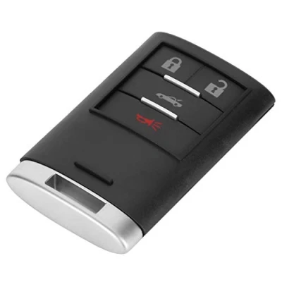 Image of KSTE Durable Textured 4 Button Car Remote Smart Key Fob Case Shell Fit Compatible with Chevrolet Corvette