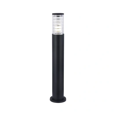 Image of Bronx Outdoor Floor Bollard Lamp Black, 1 Light IP54, E27