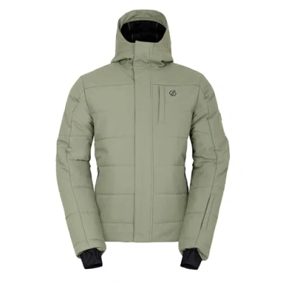 Image of Dare 2b Men&#039;s Water repellent Camber Baffled Ski Jacket Olivine Green, Size: Xxxl