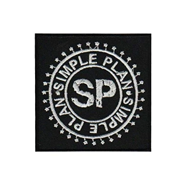 Image of Simple Plan Rockband Patch Badge Embroidered Iron on Applique Souvenir Accessory