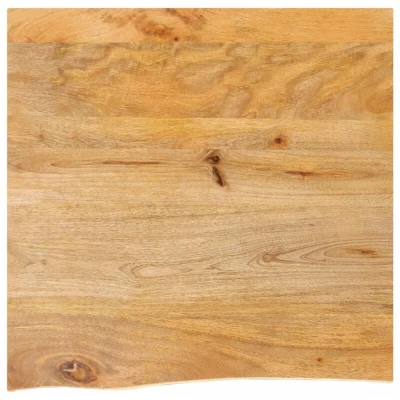 Image of vidaXL Table Top Live Edge 80x80x3.8 cm Solid Wood Mango