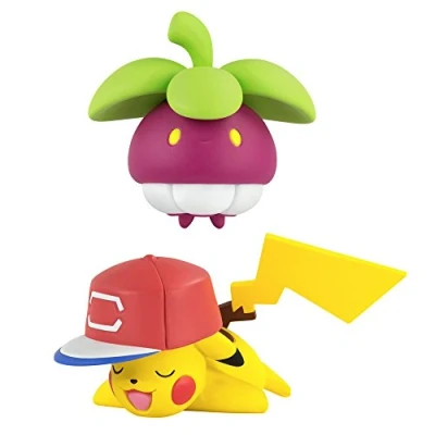 Image of POKEMON T19033 &quot;Ash s Pikachu vs Bounsweet&quot; Figure
