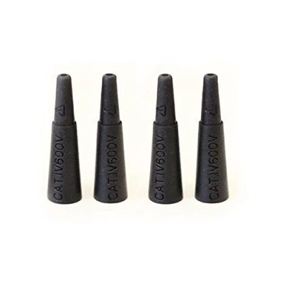 Image of Megger Pack of 4 2005 268 GS38 Compliant Protective Tip Shrouds For Use TPT320 Two Pole Voltage And Continuity Testers