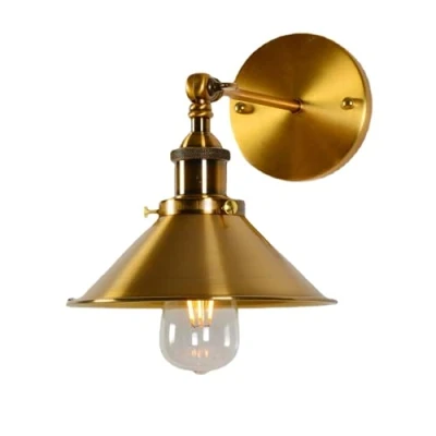 Image of Industrial Loft Metal Wall Light, E27 Vintage Lamp for Living Room Kitchen Bedroom Restaurant Cafe Bar