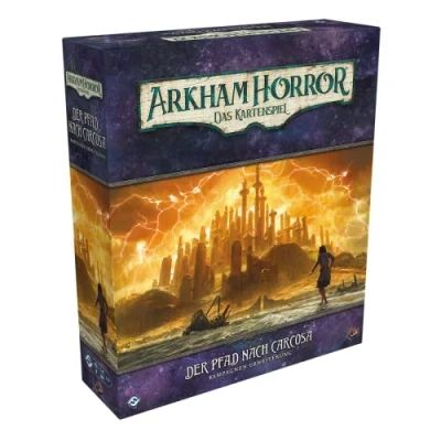 Image of Fantasy Flight Games, Arkham Horror: LCG The Path to Carcosa, Campaign Expansion, Expert Game, Card 1 4 Players, Ages 14+, 45+ Minutes, German