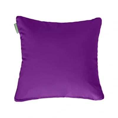 Image of Gardenista 18&quot; Garden Scatter Cushion Outdoor Water Resistant Furniture Pillow Soft and Comfy Patio Cushions Throw Pillows for Sofa, Couch, Balcony 1 Pack (Purple)