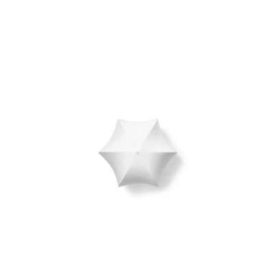 Image of ferm LIVING wall light Poem, Ø 35 cm, steel, fleece, white