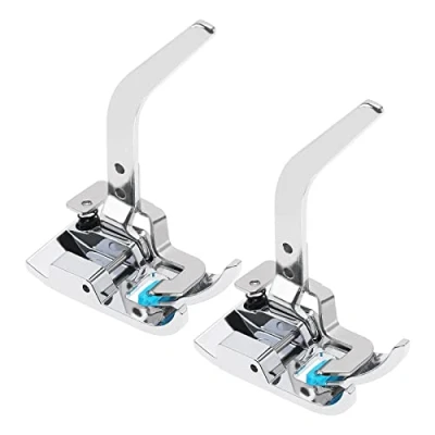 Image of OTOTEC 2PCS Low Shank Snap on Tricot Foot Knitting Presser Compatible with Alfa Singer Brother Domestic Sewing Machines