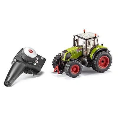 Image of siku 6882, Claas Axion 850 tractor, Radio controlled, 1:32, Includes remote control, Metal,Plastic, Green, Battery operated, Compatible with attachments