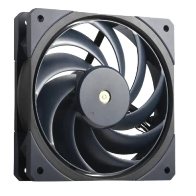 Image of Cooler Master Mobius 120 OC High Performance Interconnecting Ring Blade Fan, PWM Fan Speed Toggle, Metal Motor Hub, Double Ball Bearing for PC Case, Liquid and Air (MFZ M2NN 32NPK R1), Black