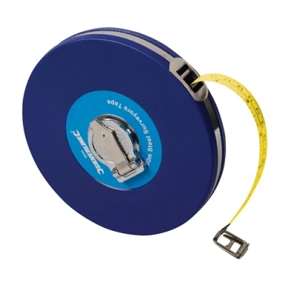 Image of Silverline Steel Surveyors Tape 50m / 165ft x 13mm
