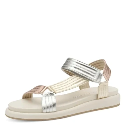Image of Marco Tozzi Sandals Metallic multicoloured, Women&#039;s, Size: 390, multi/coloured shoes