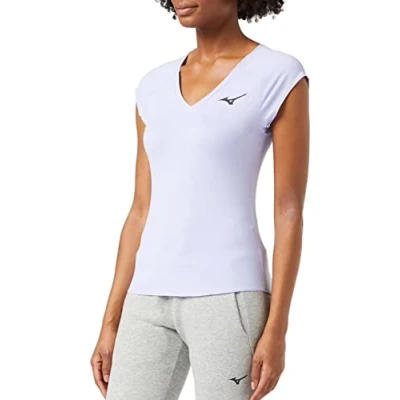 Image of Mizuno Women&#039;s Tee, Violet Glow, L
