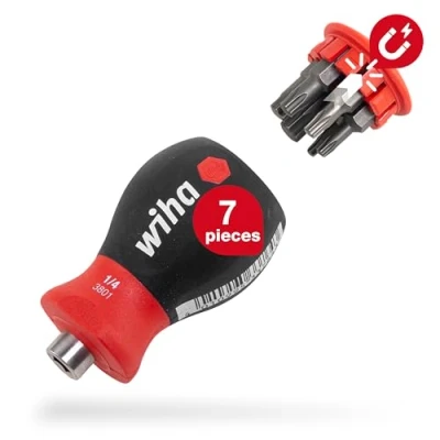 Image of Wiha 3801 03 Stubby 1/4&#039;&#039; (380103)