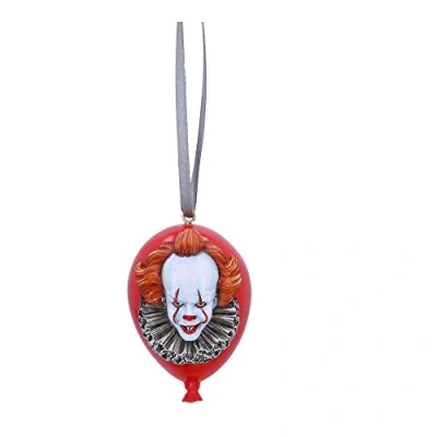 Image of Nemesis Now IT Hanging Ornament, Red, 6cm, Resin, Official Merchandise, Horror Theme, Pennywise, Bohmisch Style, Birthday Decoration