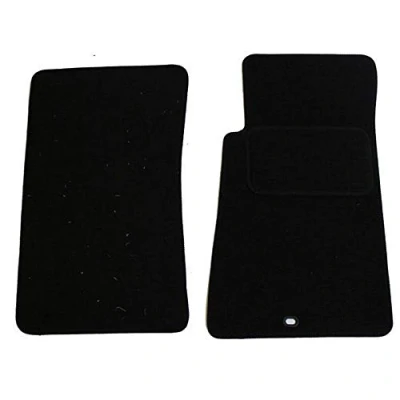 Image of JVL 2319 Fully Tailored Carpet Car Mat, Set of 2, Black