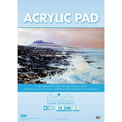 Image of Frisk 23230003 Acrylic Paper Pad A3, White