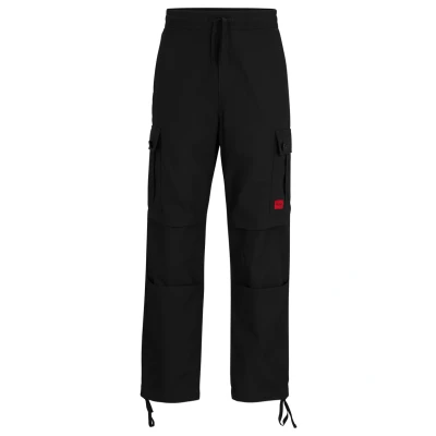 Image of HUGO Garlo Cargo trousers, Men&#039;s, Size: 38R, Black