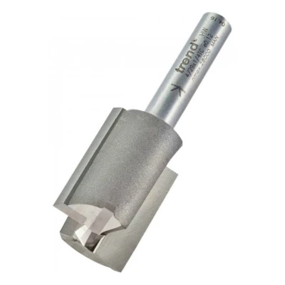 Image of Trend Professional Straight Two Flute Router Cutter, 1/4 Inch Shank, 18mm Cut Diameter &amp; 25mm Length, Tungsten Carbide Tipped, 4/29X1/4TC