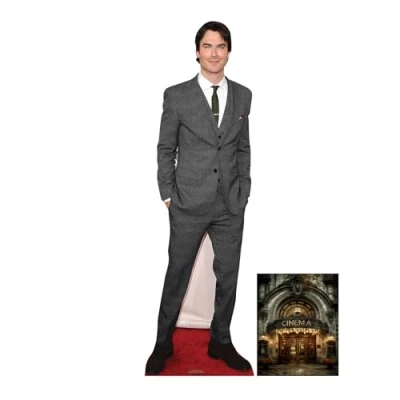 Image of Fan Pack Ian Somerhalder Lifesize Cardboard Cutout/Standee Includes 8X10 (25X20Cm) Star Photo