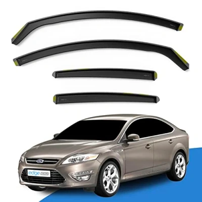 Image of EdgeVisors Wind Deflectors Set Fits: Ford Mondeo MK4 2007 2014 5 Door Hatchback/Saloon 4pc