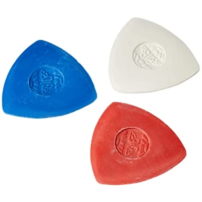 Image of Creativ 100263 Tailor&#039;s Chalk Triangle Set of 3 Red, White, Blue, blue