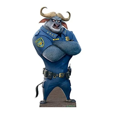 Image of Star Cutouts SC936 Life Size No Messing Chief Bogo Cardboard Cut Out