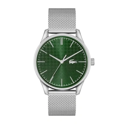 Image of Lacoste Analogue Quartz Watch for Men with Silver Stainless Steel mesh Bracelet 2011189