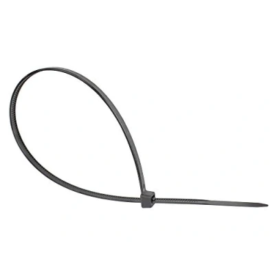 Image of Good Connections® Cable Ties 100 mm x 2.5 mm, Set of 100, Black, UL, UV Resistant, Weather for Outdoor Use, 40 C to +85