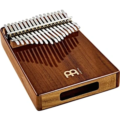 Image of Sonic Energy Wah Kalimba Instrument 17 notes in C Major For Percussion and Studio Acacia Wood Including Accessories (KL1705H)