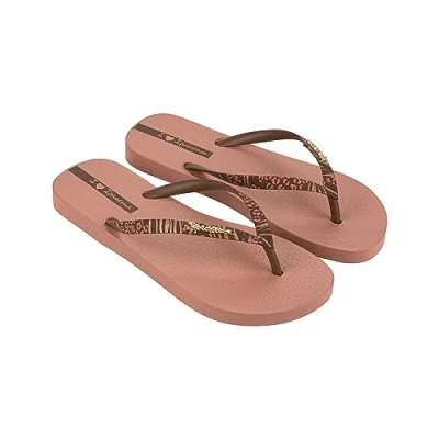 Image of Ipanema Women&#039;s Duna Fem Flip Flop, Pink Brown, 9 UK
