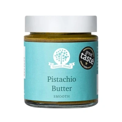 Image of Nutural World Smooth Pistachio butter (170g) / 100% pure single ingredient Great Taste Award winner