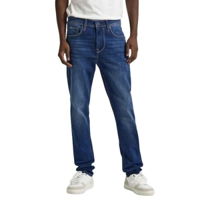 Image of Pepe Jeans Straight leg jeans, Men&#039;s, Size: 38x32, Denim