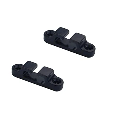 Image of Guyker 2Pcs 2 String Retainer/String Guide for Electric Bass Head Retainer Tree Buckle Groove SR4, Black