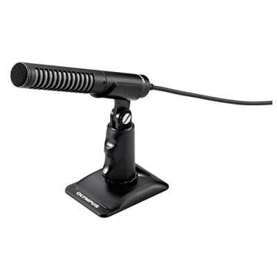 Image of Olympus ME 31 Compact 1.5m 3.5mm Jack Gun Uni Directional Microphone
