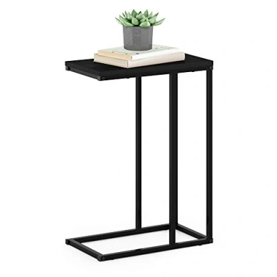 Image of Furinno Camnus Modern Living C Shaped Sofa Side Table, End Americano