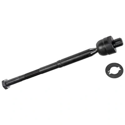 Image of 4550349075 Inner Tie Rod FEBI BILSTEIN 48239 Front Axle Left, Right 365,5mm with locking plate, lock nut