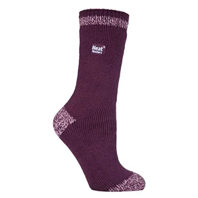 Image of HEAT HOLDERS Womens Socks Black, Pink, Red &amp; Purple Sizes 4 8 (4 UK, 37 42 eur, Gilmorton)
